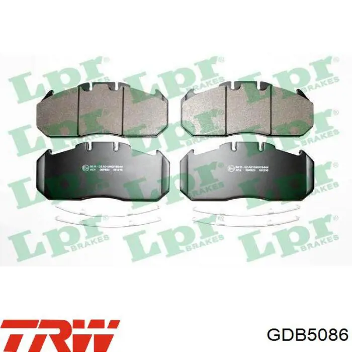 Klocki hamulcowe przednie tarczowe 5001855646 Renault (RVI)