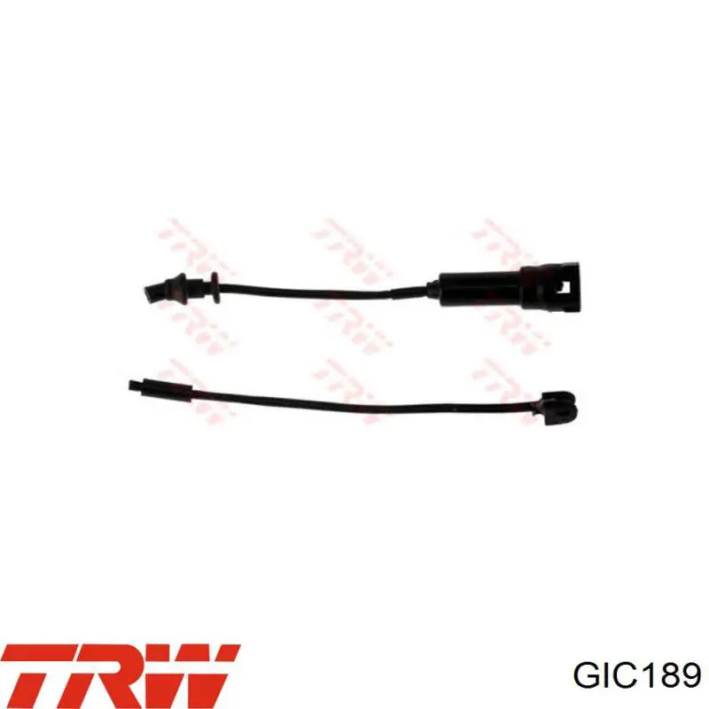 Czujnik zużycia klocków hamulcowych przedni lewy TRW GIC189 cena, od 9,92 USD