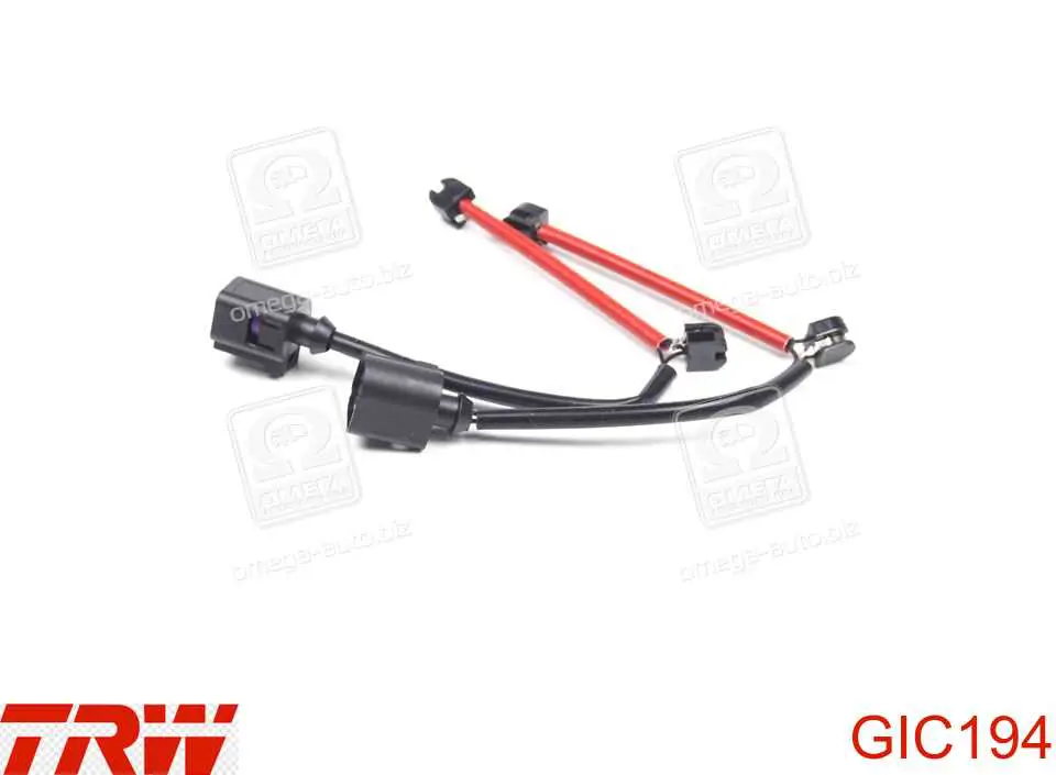Czujnik zużycia klocków hamulcowych tylny TRW GIC194 cena, od 7,86 USD