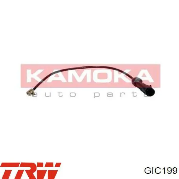 Czujnik zużycia klocków hamulcowych przedni TRW GIC199 cena, od 7,66 USD