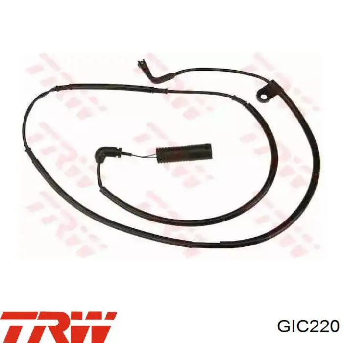 Czujnik zużycia klocków hamulcowych przedni TRW GIC220 cena, od 15,28 USD