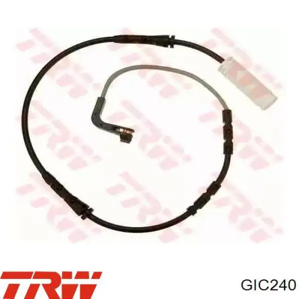 Czujnik zużycia klocków hamulcowych przedni TRW GIC240 cena, od 12,86 USD