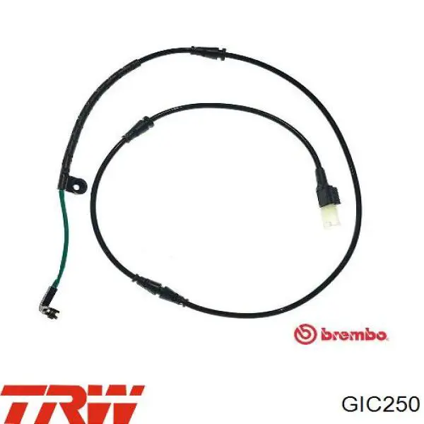 Czujnik zużycia klocków hamulcowych przedni TRW GIC250 cena, od 13,18 USD