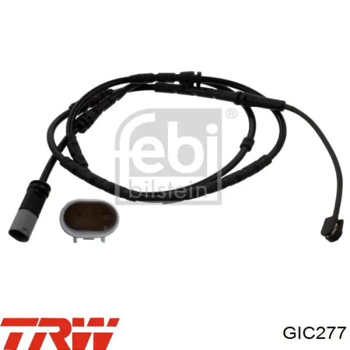 Czujnik zużycia klocków hamulcowych tylny TRW GIC277 cena, od 14,44 USD