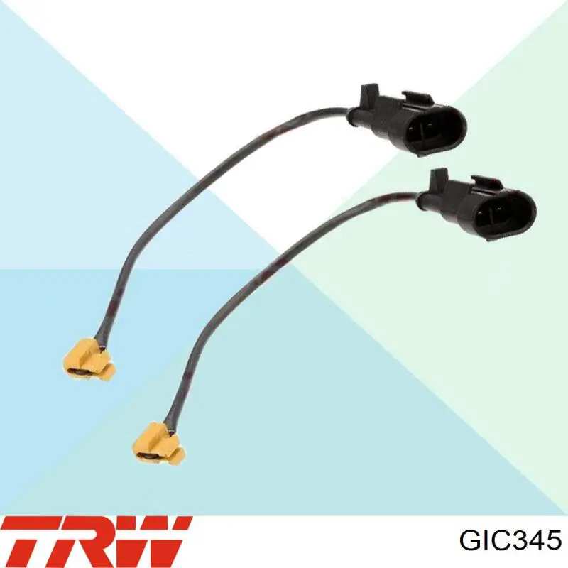 Czujnik zużycia klocków hamulcowych przedni TRW GIC345 cena, od 8,98 USD
