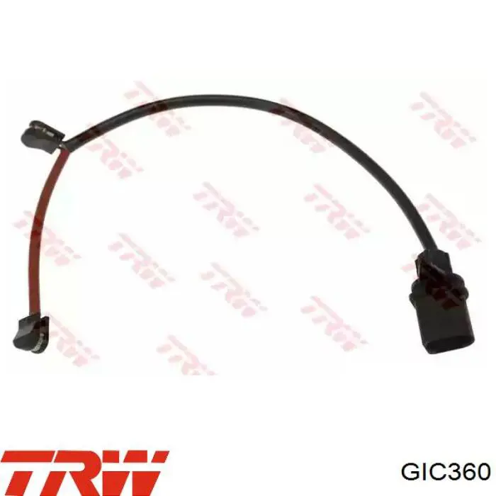 Czujnik zużycia klocków hamulcowych przedni lewy TRW GIC360 cena, od 7,05 USD