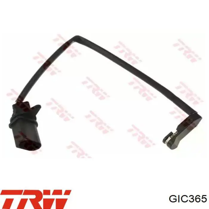 Czujnik zużycia klocków hamulcowych przedni TRW GIC365 cena, od 5,83 USD