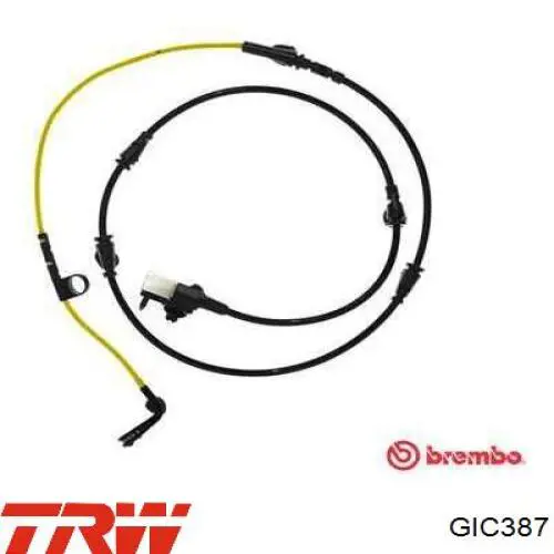 Czujnik zużycia klocków hamulcowych przedni TRW GIC387 cena, od 18,92 USD