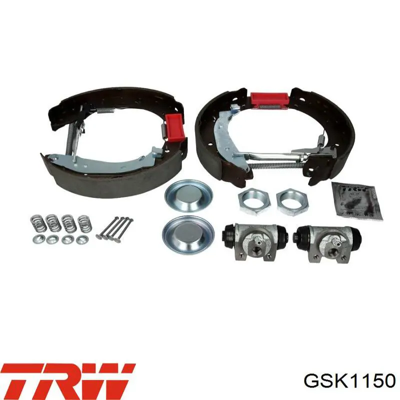 Klocki hamulcowe tylne bębnowe TRW GSK1150 cena, od 94,31 USD