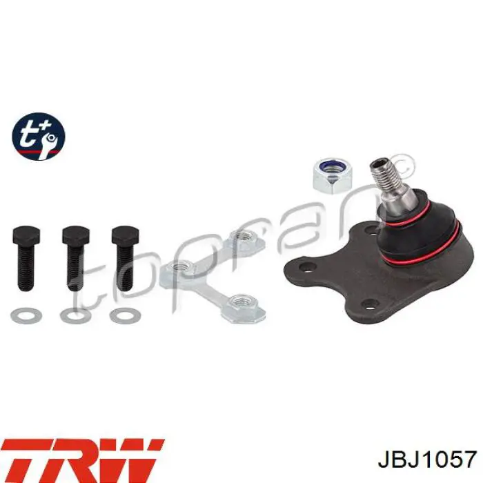 Do koszyka JBJ1057 TRW Sworzeń wahacza dolny prawy