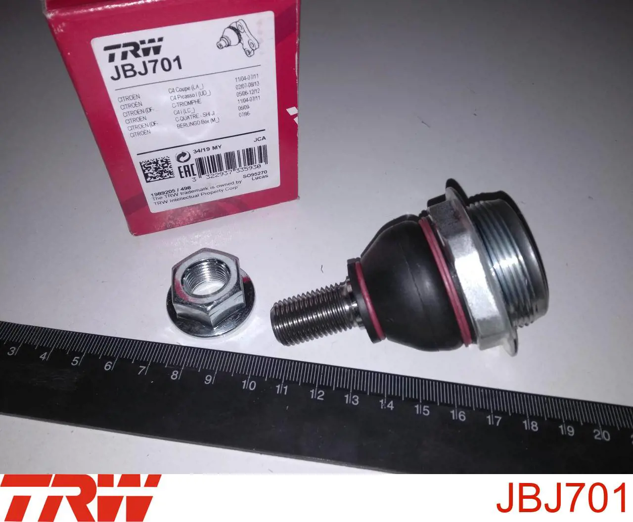 Sworzeń wahacza dolny TRW JBJ701 cena, od 12,94 USD