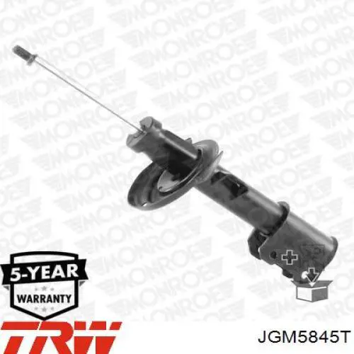 Do koszyka JGM5845T TRW Amortyzator przedni prawy