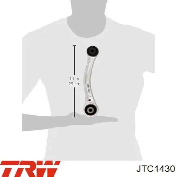 Wahacz zawieszenia tylnego górny lewy TRW JTC1430 cena, od 70,32 USD