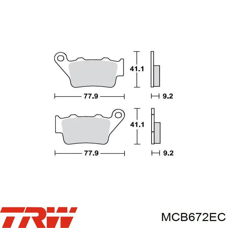  TRW MCB672EC cena, od 26,37 USD