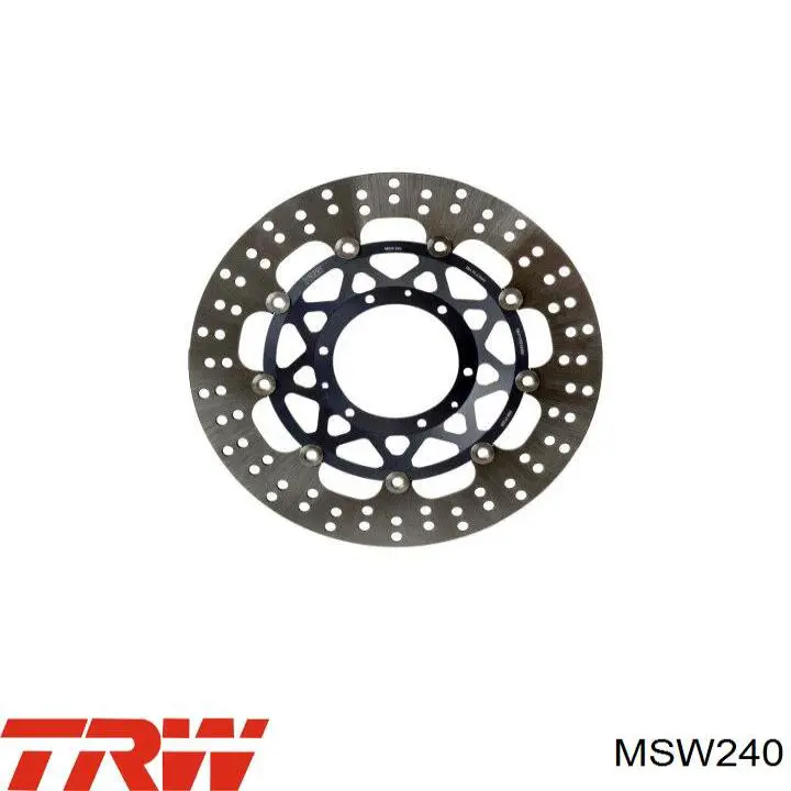 Do koszyka MSW240 TRW Tarcza hamulcowa przednia