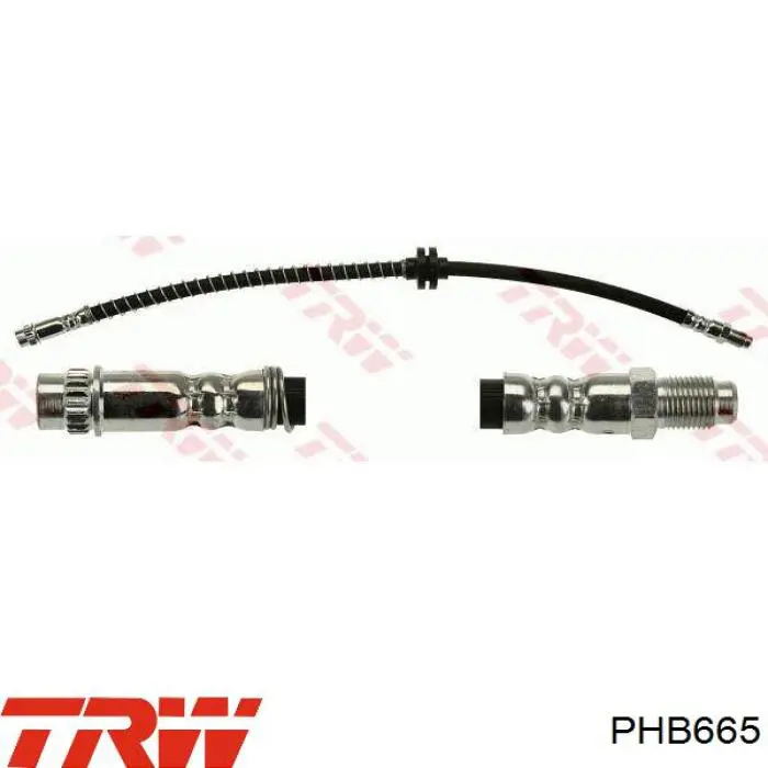 Przewód hamulcowy przedni TRW PHB665 cena, od 21,21 USD