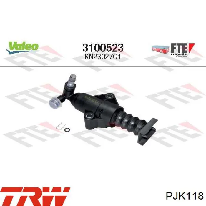 Cylinder roboczy sprzęgła TRW PJK118 cena, od 43,98 USD