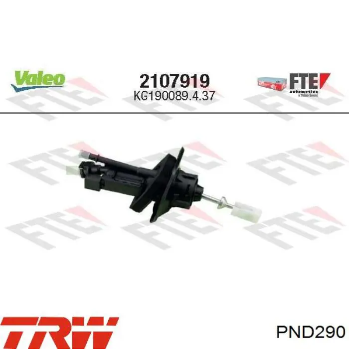 Do koszyka PND290 TRW Cylinder sprzęgła główny