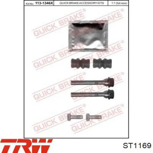 Zestaw naprawczy zacisku hamulcowego tylnego Renault (RVI) 7701208380 cena, od 8,90 USD