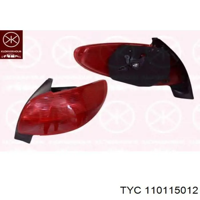 Do koszyka 2531D Peugeot/Citroen Lampa zespolona tylna prawa