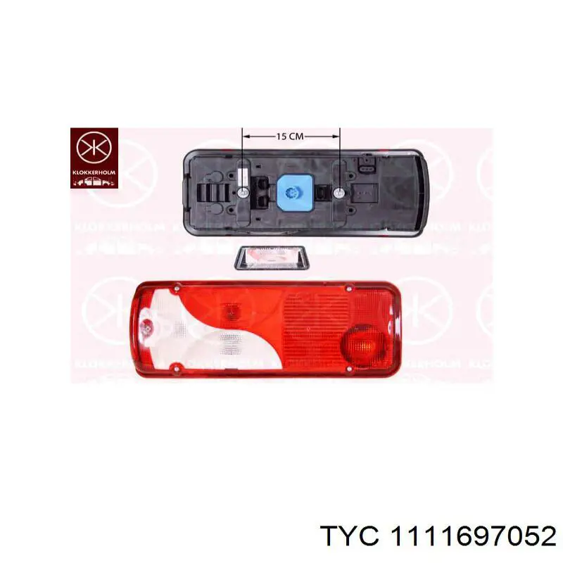 Lampa zespolona tylna prawa TYC 1111697052 cena, od 63,27 USD