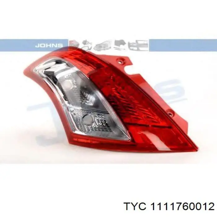 Lampa zespolona tylna lewa 2181963LUE Depo/Loro/Abakus