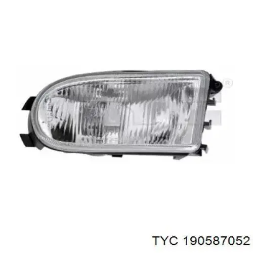 Lampa przeciwmgielna prawa 7700835210 Renault (RVI)