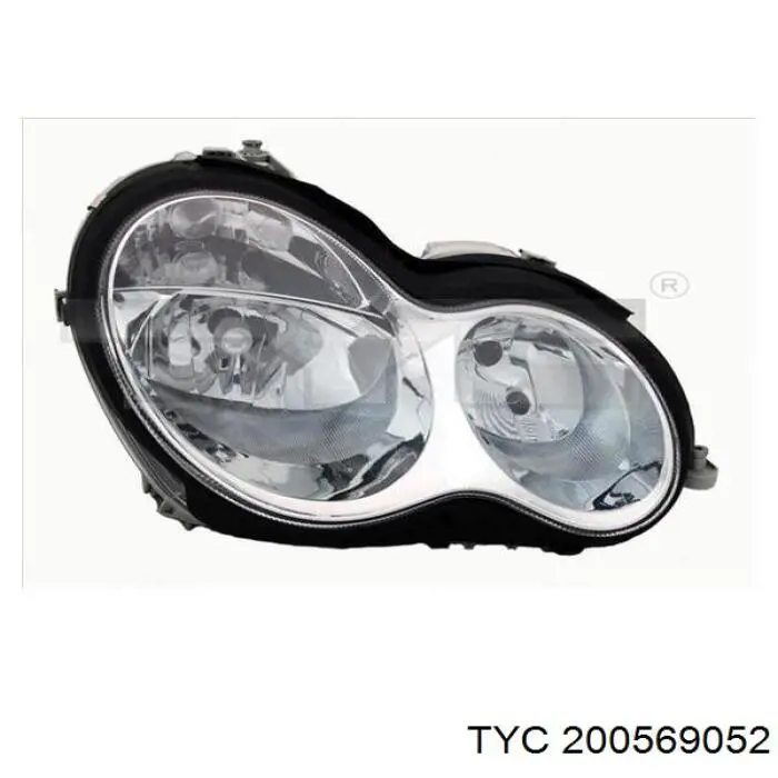 Reflektor prawy TYC 200569052 cena, od 168,58 USD
