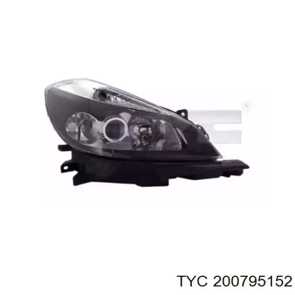 Do koszyka 260100822R Renault (RVI) Reflektor prawy