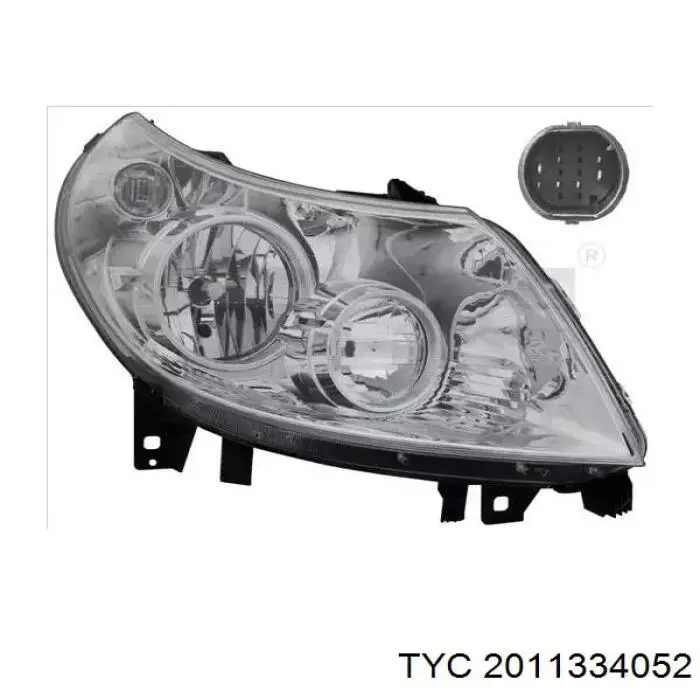Reflektor lewy TYC 2011334052 cena, od 124,46 USD