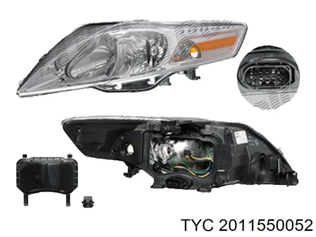 Reflektor lewy TYC 2011550052 cena, od 210,04 USD