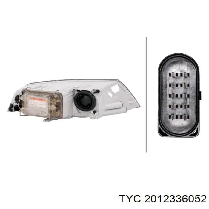 Reflektor lewy VAG 1Z1941015B cena, od 265,46 USD