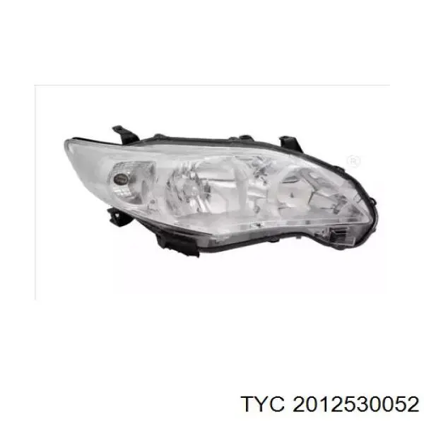 Reflektor lewy Toyota Corolla sedana (E15) (2006 - 2013) cena, od 127,27 USD