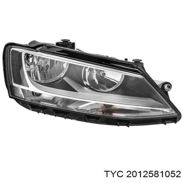 Reflektor prawy 20C581052B TYC