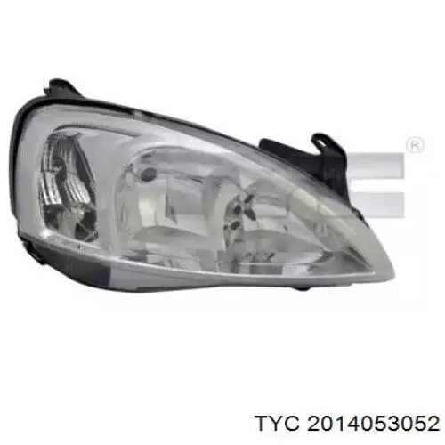 Reflektor prawy Opel 93185147 cena, od 89,39 USD