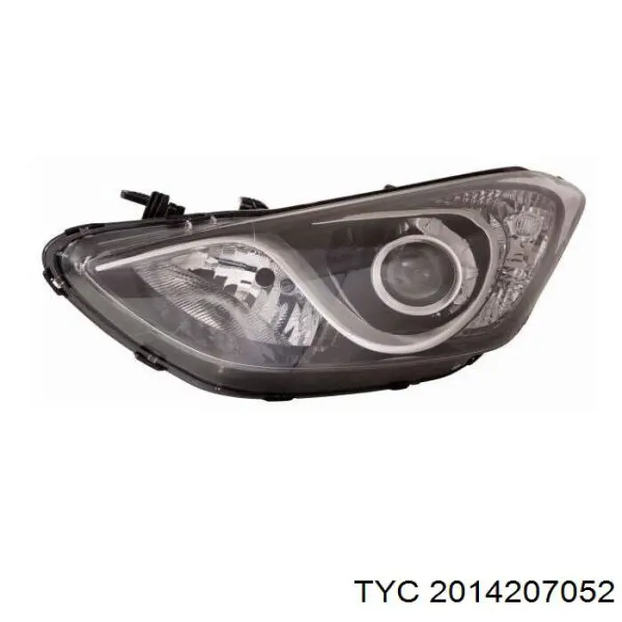 Do koszyka 92102A6020 Hyundai/Kia Reflektor prawy