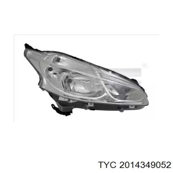 Do koszyka 9802221780 Peugeot/Citroen Reflektor prawy