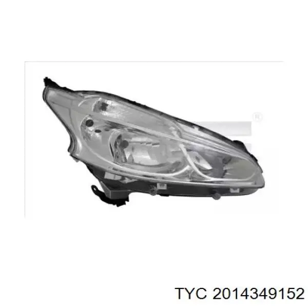 Do koszyka 9802221780 Peugeot/Citroen Reflektor prawy