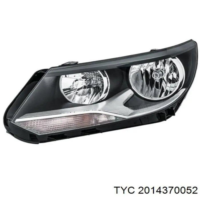 Reflektor lewy 20E370052B TYC