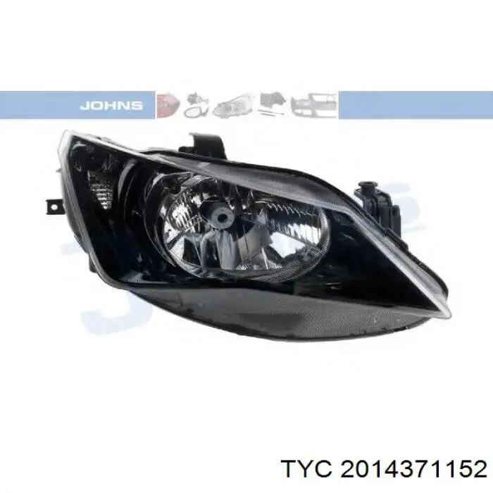 Reflektor prawy VALEO 44822 cena, od 100,58 USD