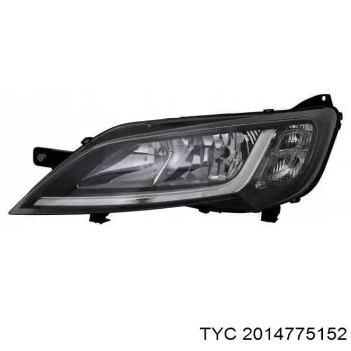 Reflektor prawy Peugeot/Citroen 1612040580