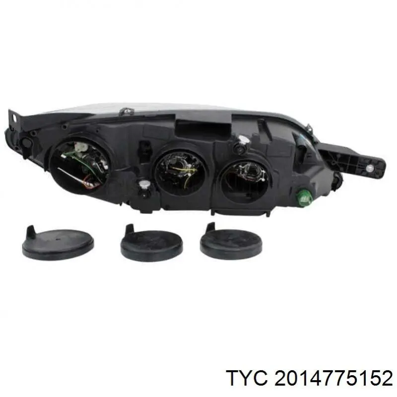 1612040580 Peugeot/Citroen Reflektor prawy