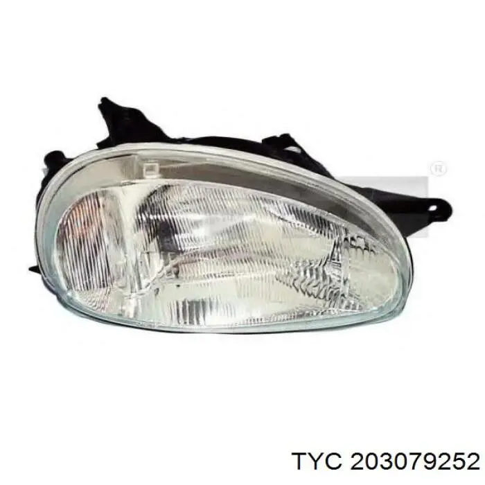 9534097E Polcar Reflektor lewy
