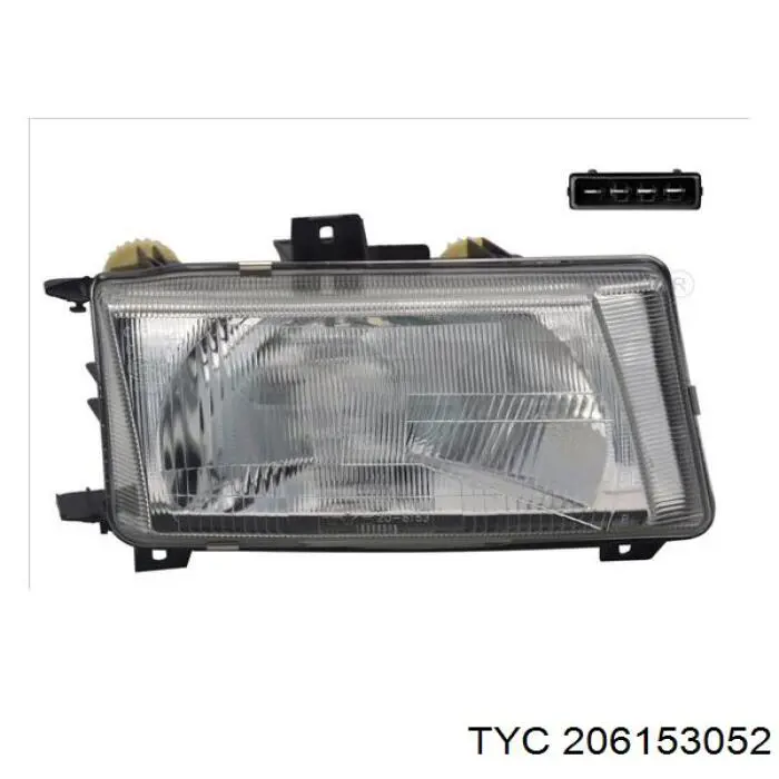 Reflektor prawy 6K5941016 VAG