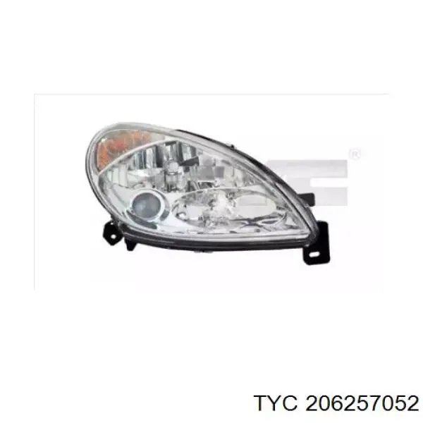Do koszyka 2328100E Polcar Reflektor prawy