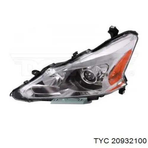 Reflektor prawy do Nissan Altima L33 