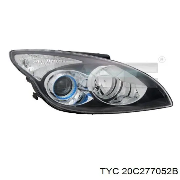 Reflektor prawy 20C277052B TYC