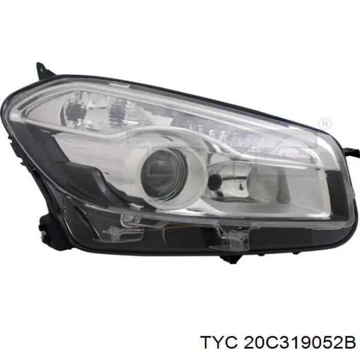 20C319052B TYC Reflektor prawy