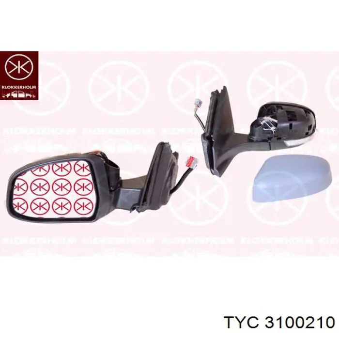 Lusterko wsteczne lewe Ford 1777011 cena, od 113,78 USD
