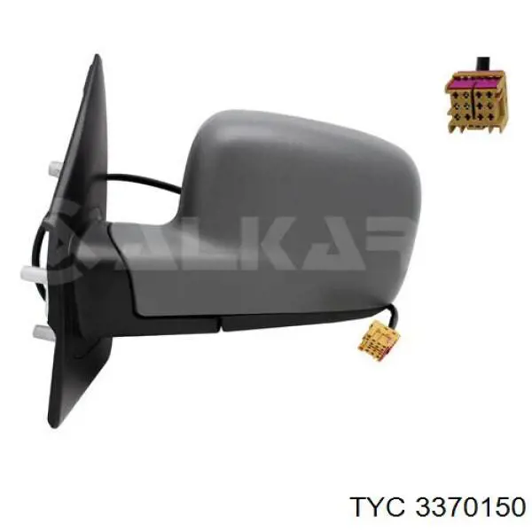 Do koszyka 7H1857507R9B9 VAG Lusterko wsteczne lewe